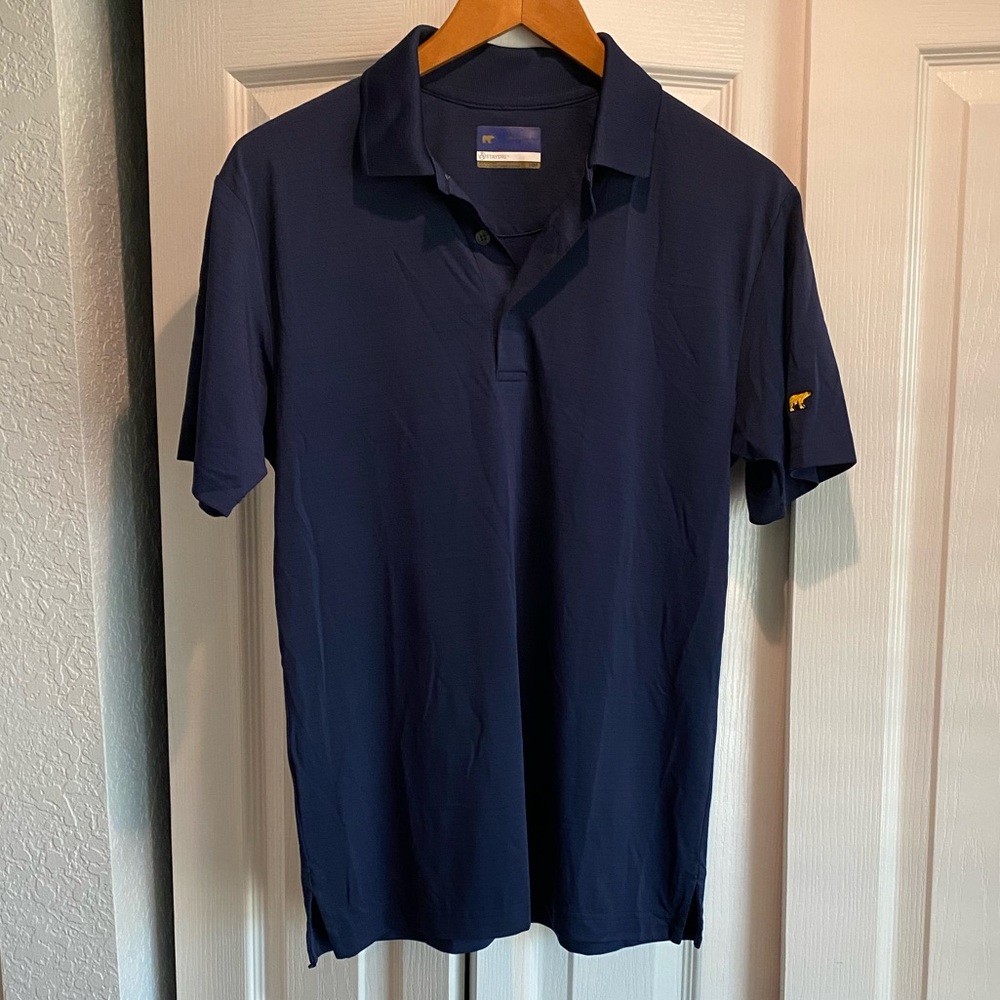 Jack Spicklaus Navy Blue StayDri Polo Size Small